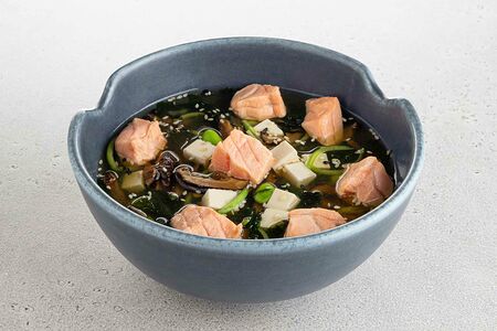 Суп Мисо с лососем