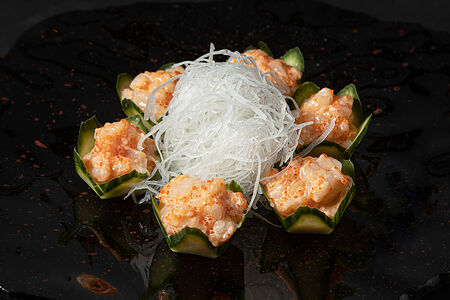 Морской гребешок с острым соусом