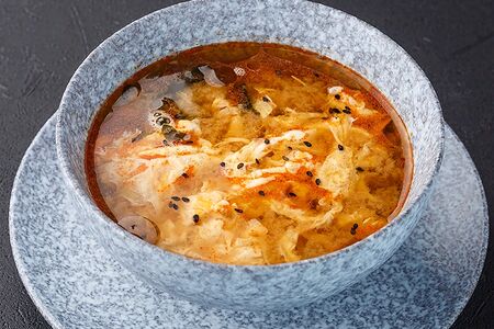 Суп кимчи с яйцом