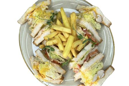 Клаб-сэндвич с куриным филе