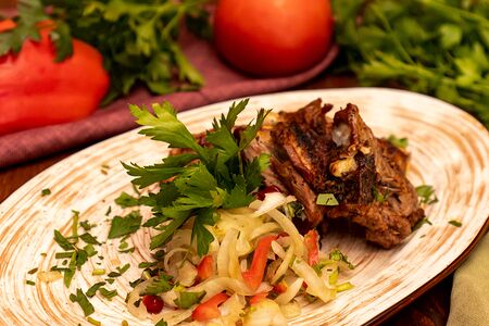 Шашлык из корейки баранины