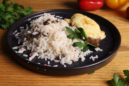 Рис с грибами