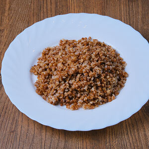 Гречка отварная с маслом