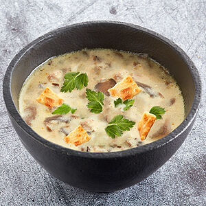 Суп грибной с чипами двойная порция