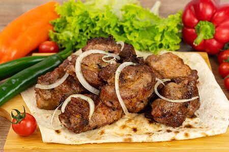 Шашлык из бараньей мякоти