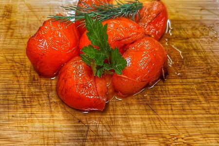 Помидоры гриль