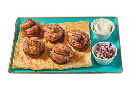 Шампиньоны с фаршем