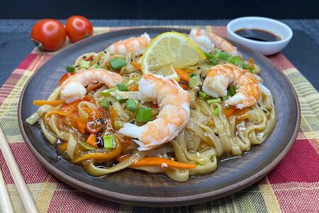 Лапша Удон с морепродуктами