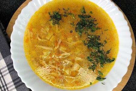 Суп лапша с курицей