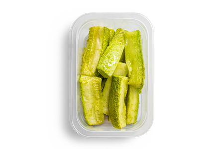 Запеченные кабачки с маслом петрушки и чесноком