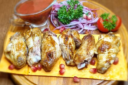 Крылышки на мангале