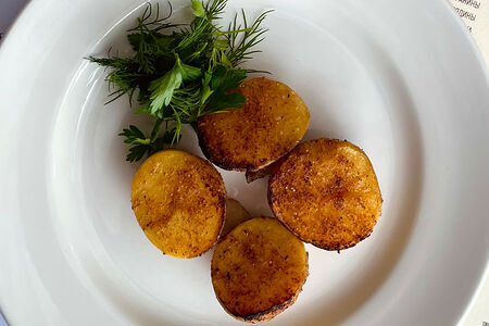 Картофель на углях