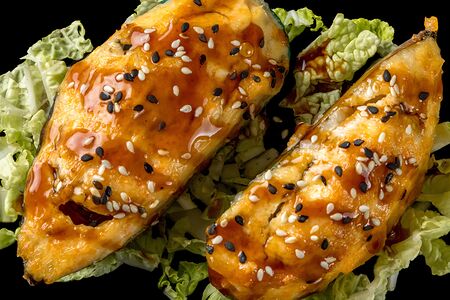 Запеченные мидии