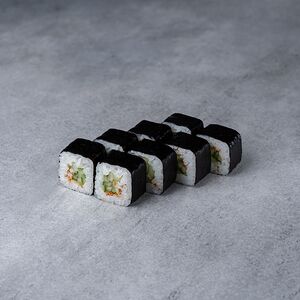 Мини ролл с огурцом