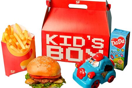 Kids Box с бургером