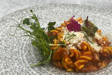 Паста с мидиями в томат.соусе 300гр