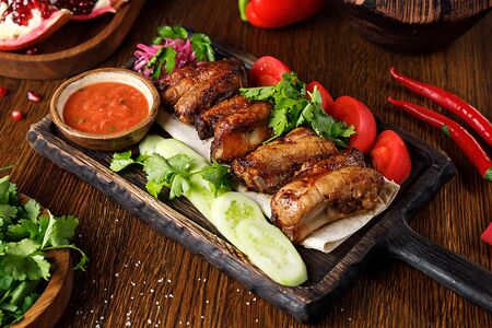 Шашлык из свиных ребрышек