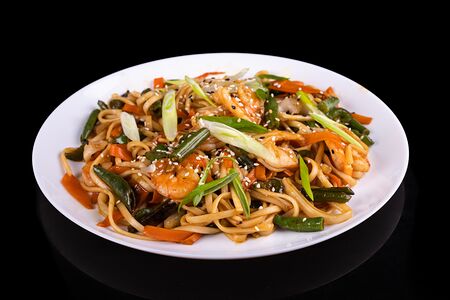 Удон с морепродуктами