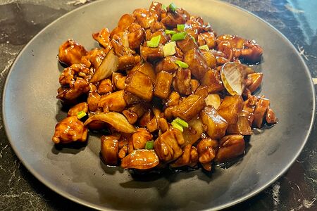 B12k Курица жаренная с картофелем