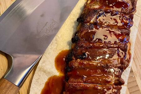 Рёбра свиные XXL и фирменный соус