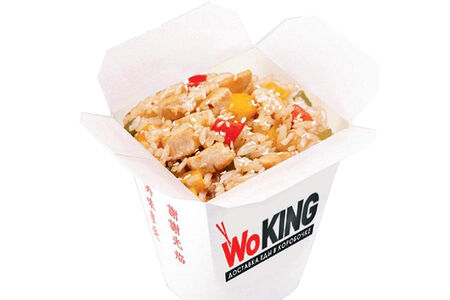 Тяхан с курицей