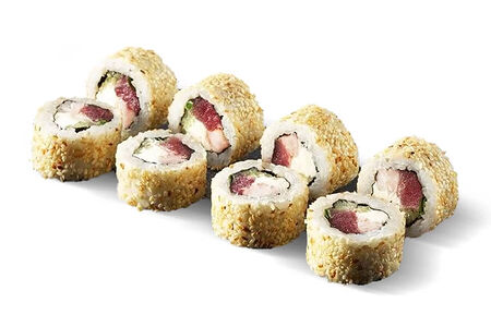 Ролл с тунцом и креветкой