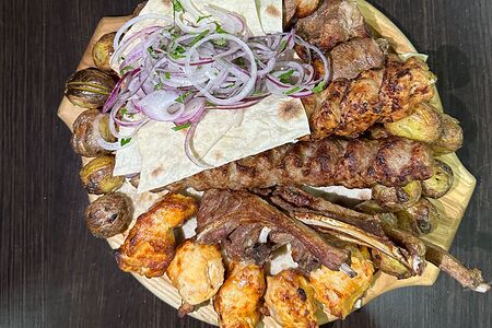 Мангал-сет на четверых