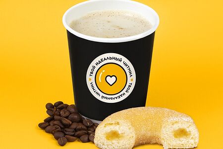 Кофе Латте Классический пончик
