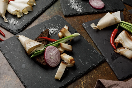 Сало копчёное