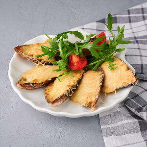 Мидии запеченные