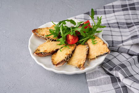 Мидии запеченные