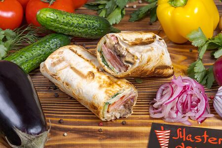 Шаурма с говядиной