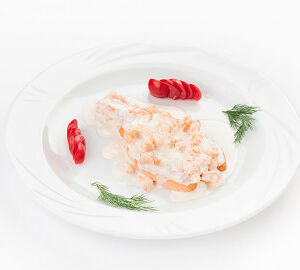 Лосось в сливочном сосусе