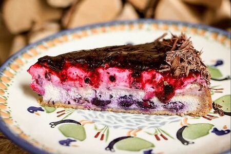 Черничный чизкейк