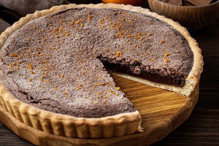 Шоколадный с цедрой апельсина