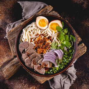 Рамен с говядиной