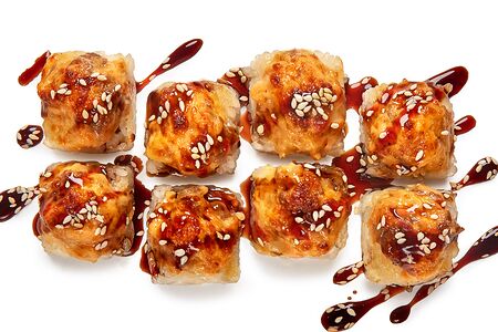 Запеченный с лососем