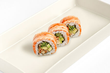 Ролл опаленный лосось 3 шт