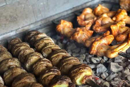 Картофель с салом