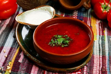 Борщ с говядиной