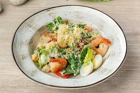 Цезарь с креветками