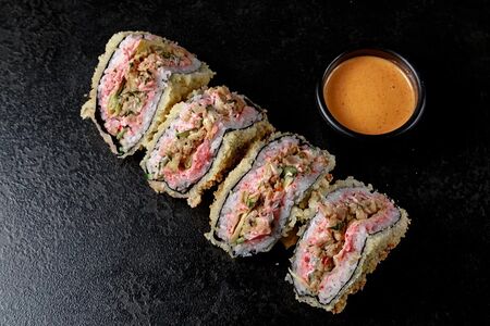 Рисовый сэндвич с курицей