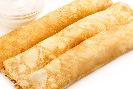 Блинчик с творогом