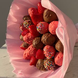 Букет из клубники в бельгийском шоколаде 