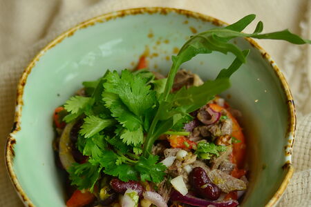 Салат с говядиной