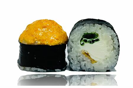 Запеченный острый с тигровой креветкой