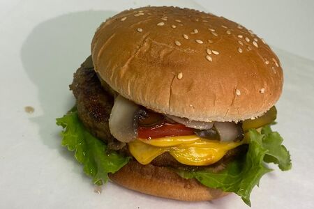 Бургер с грибами