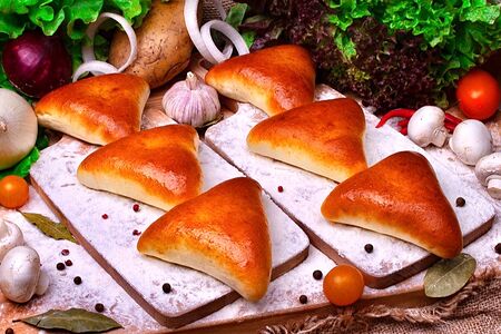 Пирожок Картошка-грибы