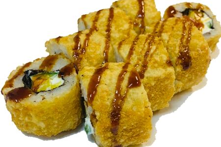 Жареный ролл с угрём