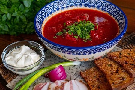 Борщ с говядиной